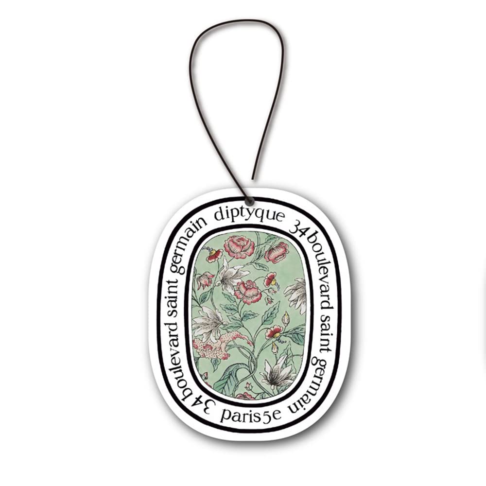 SAVIAURA Car Air Freshener - Aromatherapy Hanging Card Perfume Diffuser | Long-lasting Fragrance | Car Accessories (Gardenia)