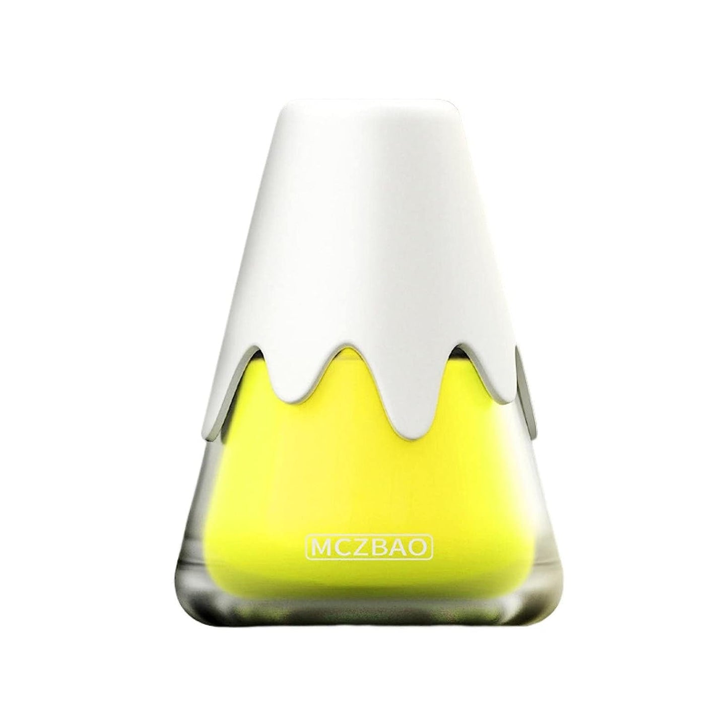 SAVIAURA Snow Mountain Design Car Perfume Air Freshener - Long Lasting Fresh Fragrance for Car Dashboard - Scent Odor Eliminator - Car Decor (Lemon)