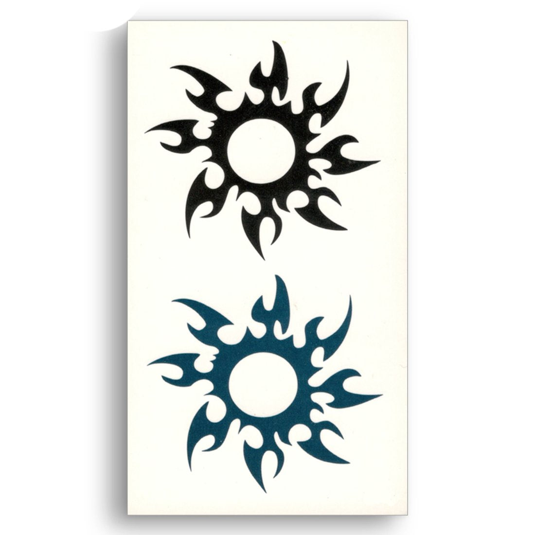 S.A.V.I 3D Temporary Tattoo Sun Design Size 10.5x6CM - 1PC.