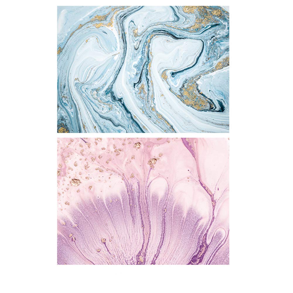 SAVIAURA 1 Sheet 2 in 1 Photography Backdrop 3D Flat Lay Tabletop Double-Sided 22x16 Photo Background PVC Wrinkle-Free for Small Products Food, Cosmetics Shoot (#32- Canvas Painitng)