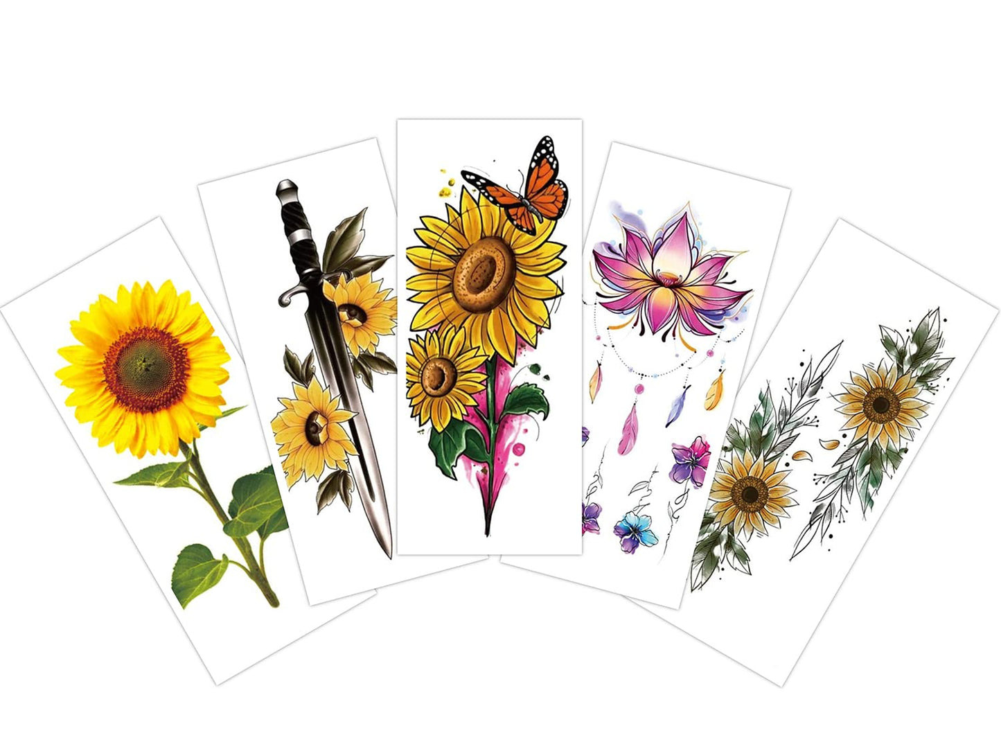 S.A.V.I 5pcs. Temporary Tattoo Stickers Combo Size 10.5x6cm