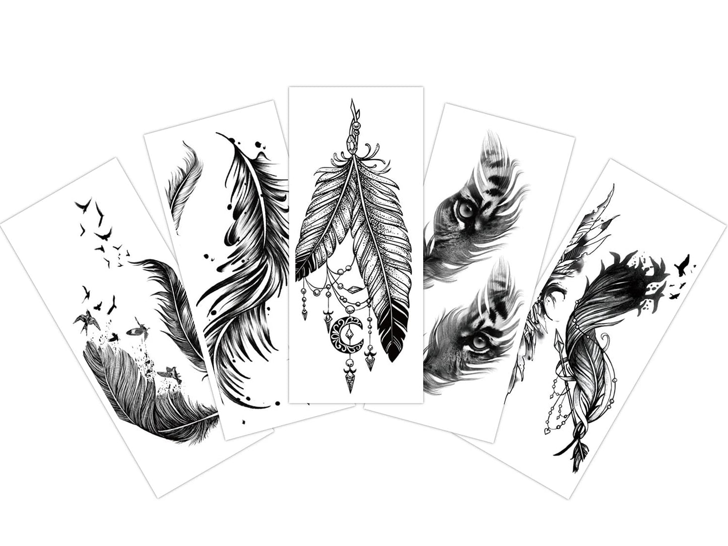 S.A.V.I 5pcs. Temporary Tattoo Stickers Combo Size 10.5x6cm