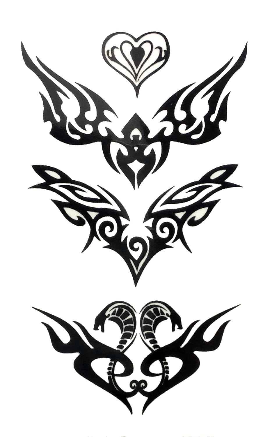 S.A.V.I 3D Temporary Tattoo Totem Design Size 10.5x6cm - 1pc