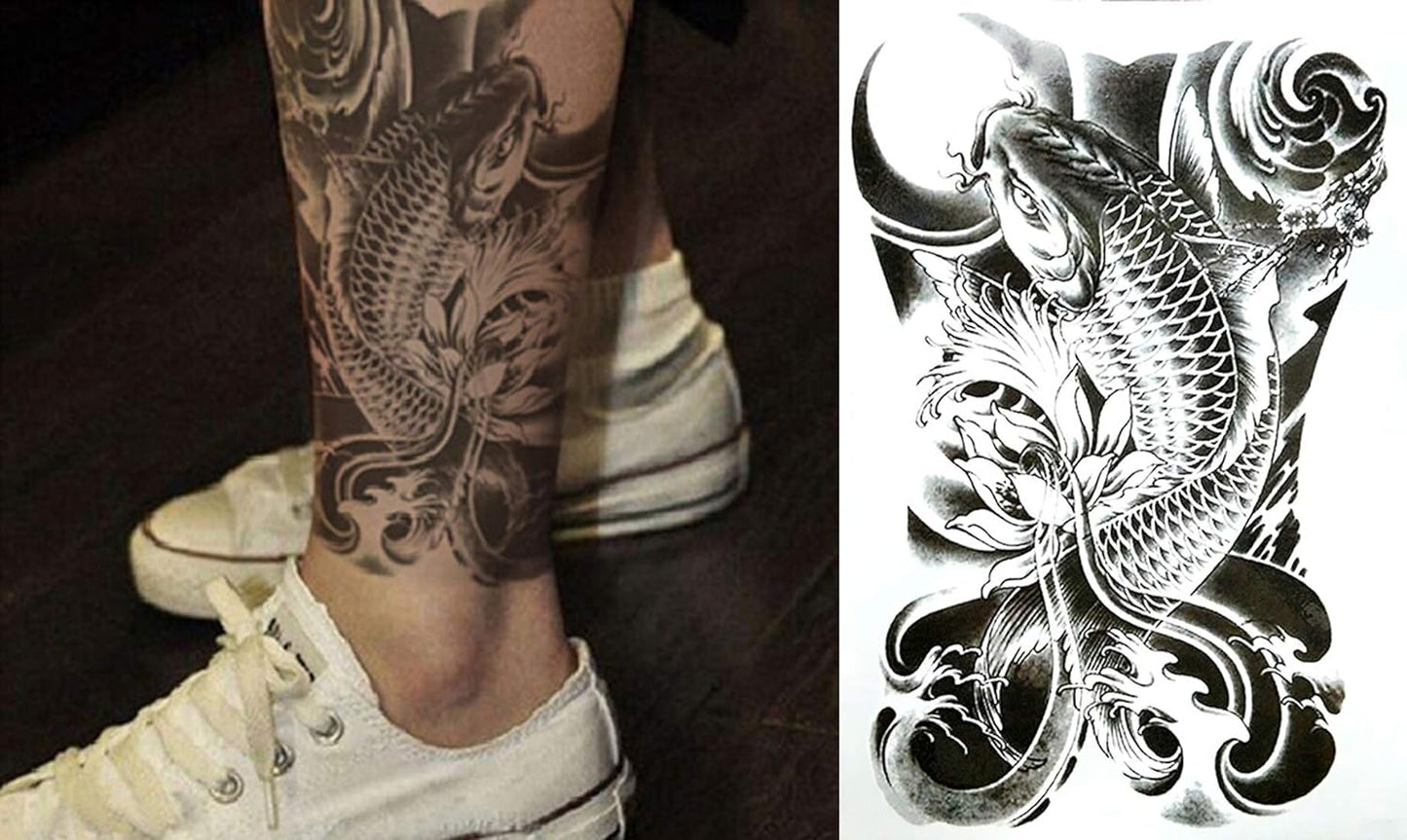 S.A.V.I Generic Unisex 3D Temporary Tattoo Fishes Sticker