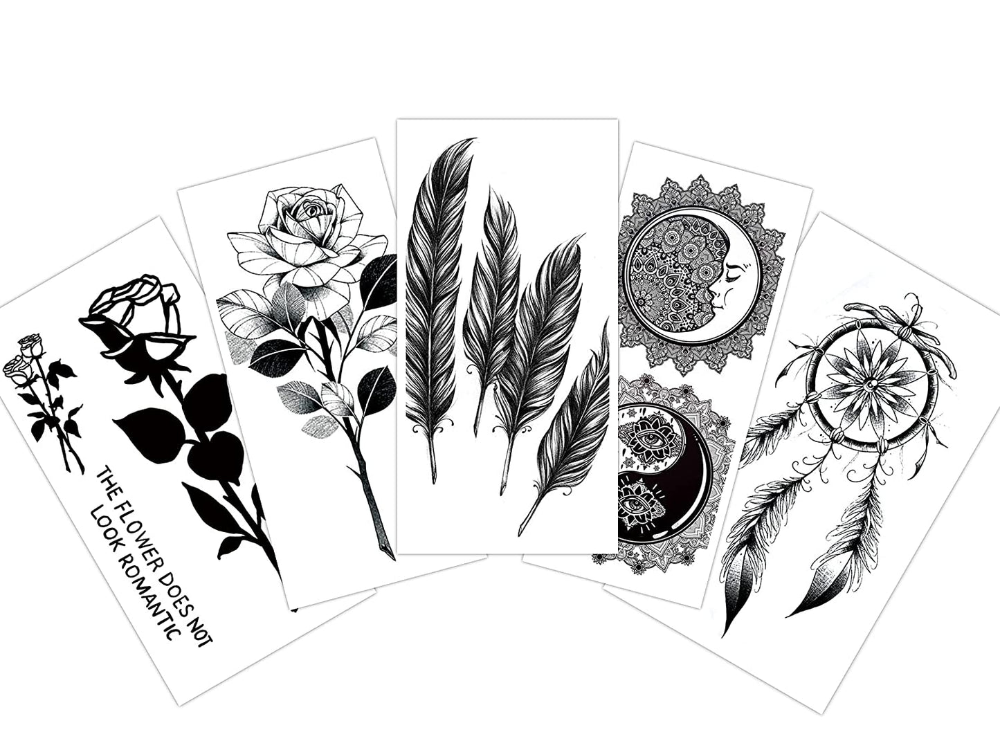S.A.V.I 5pcs. Temporary Tattoo Stickers Combo Size 10.5x6cm