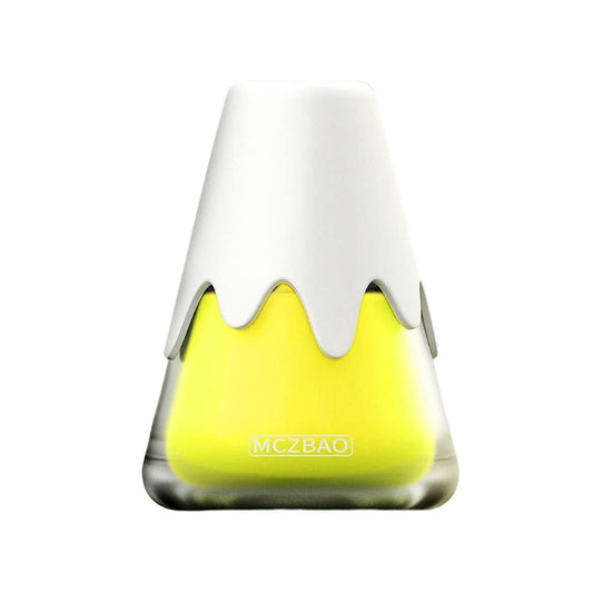 SAVIAURA Snow Mountain Design Car Perfume  Air Freshener - Long Lasting Fresh Fragrance for Car Dashboard - Scent Odor Eliminator - Car Decor (Lemon)