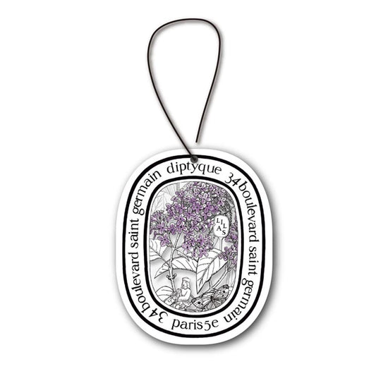 SAVIAURA Car Air Freshener - Aromatherapy Hanging Card Perfume Diffuser | Long-lasting Fragrance | Car Accessories (Lilas)