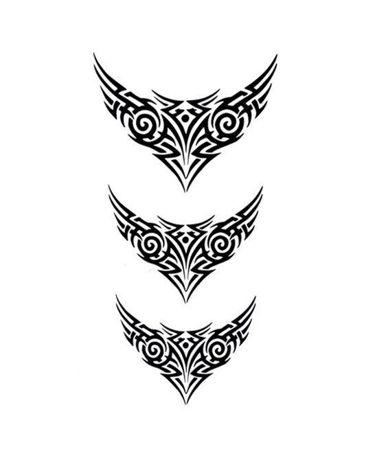 S.A.V.I 3D Temporary Tattoo Totem Arm Band Design Size 10.5x6cm - 1pc.