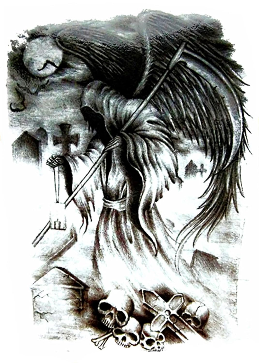 S.A.V.I Temporary Tattoo For Girls Men Women 3D Hand Sticker - 1PC.