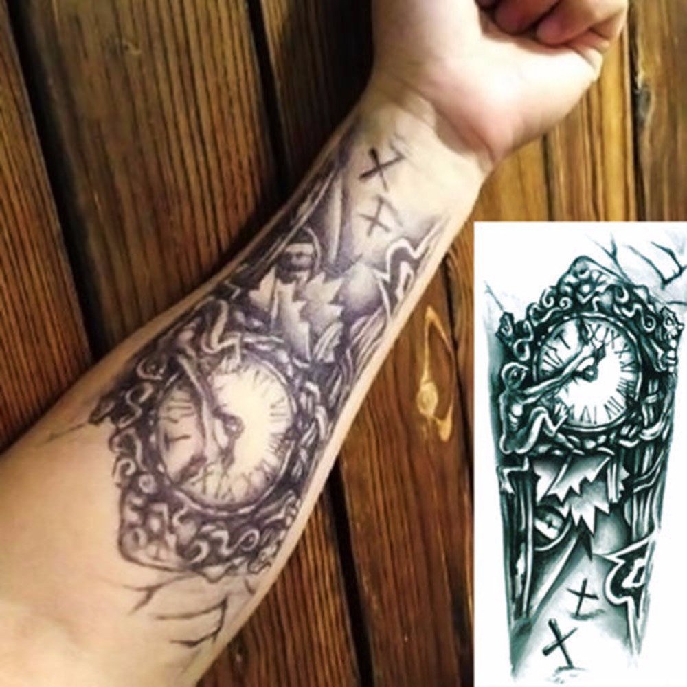 S.A.V.I Temporary Tattoo For Girls Men Women 3D Hand Sticker Size 21x15CM - 1PC. (35)